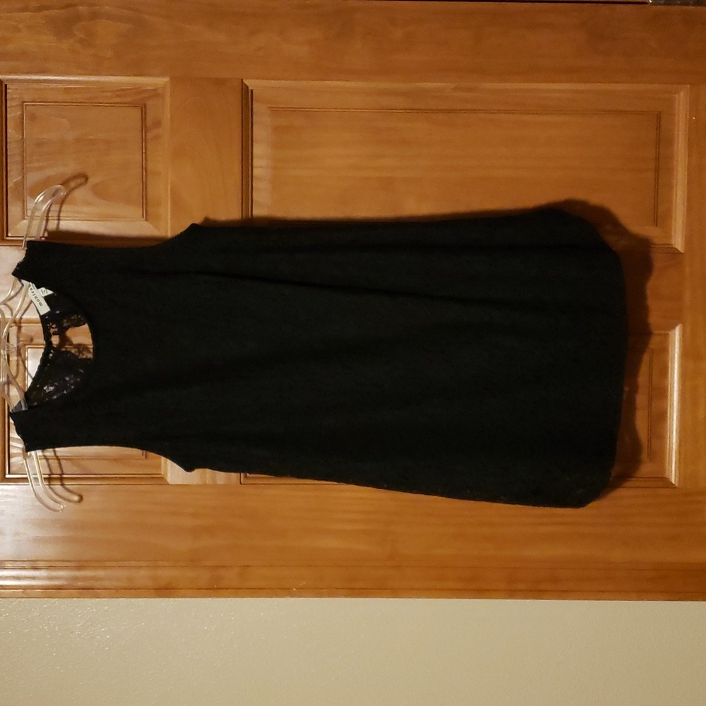 Black lace dress